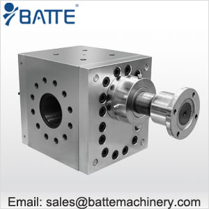 Special plastic extruder melt gear pump