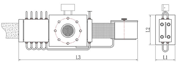 automatic screen changer extrusion drawing
